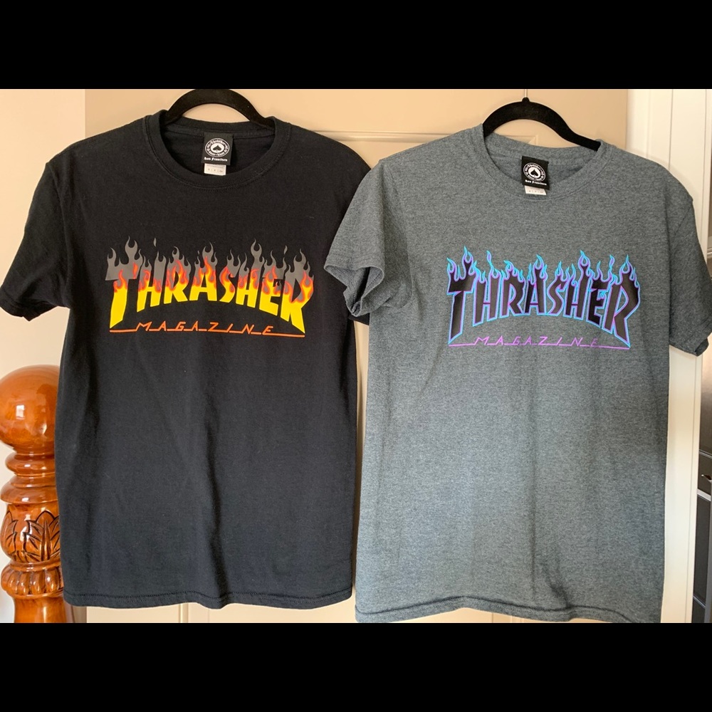 Thrasher T- Shirts Worn twice. Excellent condition